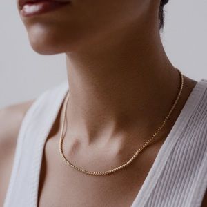 Laura Lombardi essential box chain necklace